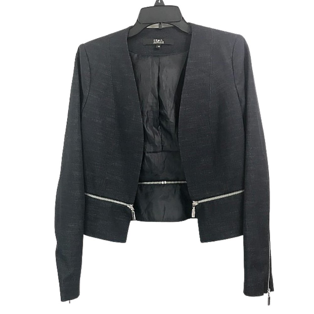 Star by Julien MacDonald Crop Denim Blazer